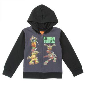 Teenage Mutant Ninja Turtles Zip Up Hoodie Toddler Boys Zippered Sweatshirt 2T